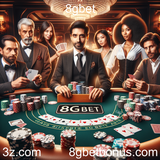 A Emoção do Poker ao Vivo no 8gbet